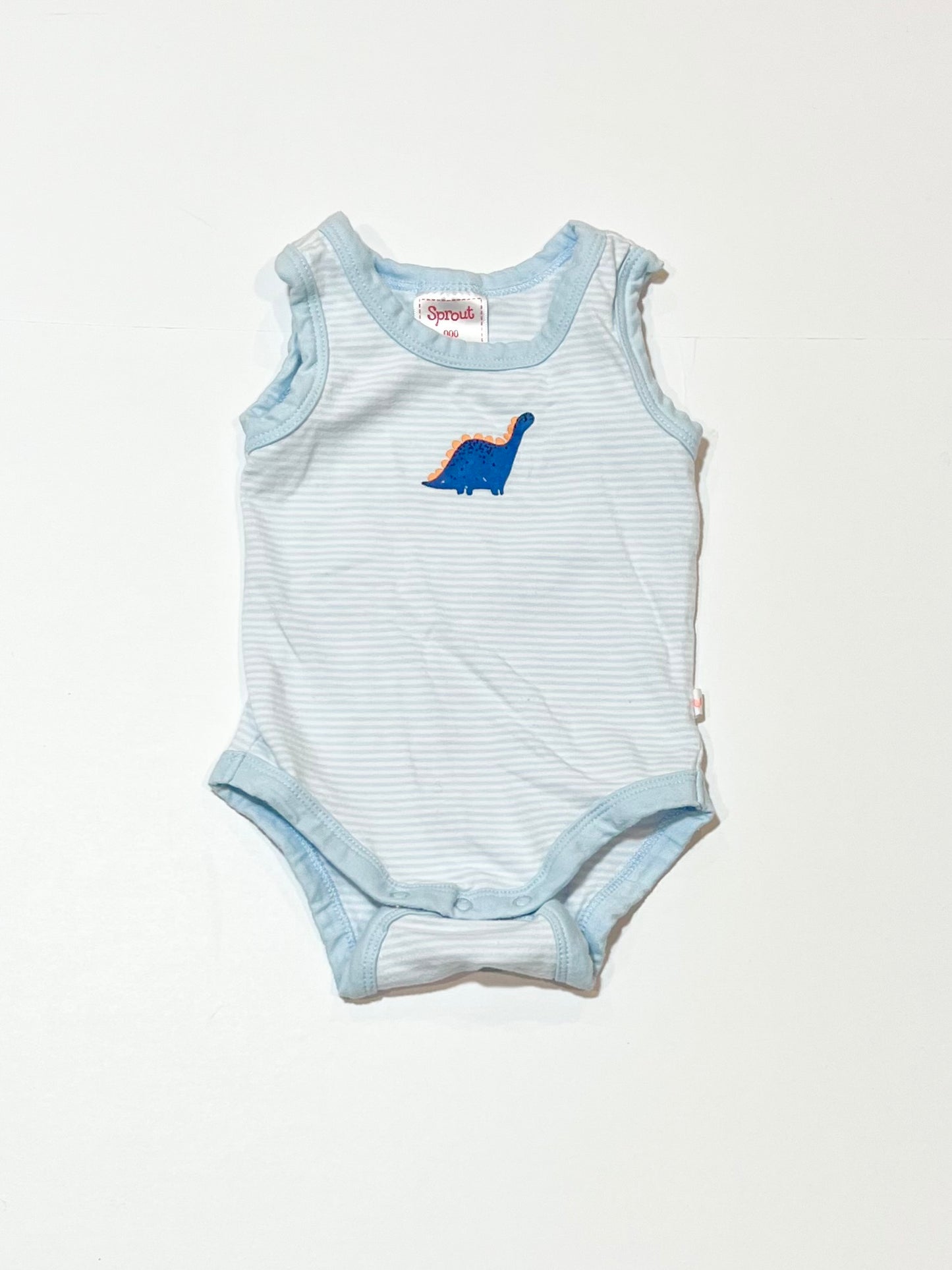 Striped dinosaur bodysuit - Size 000