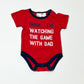 Watching the game bodysuit - Size 000