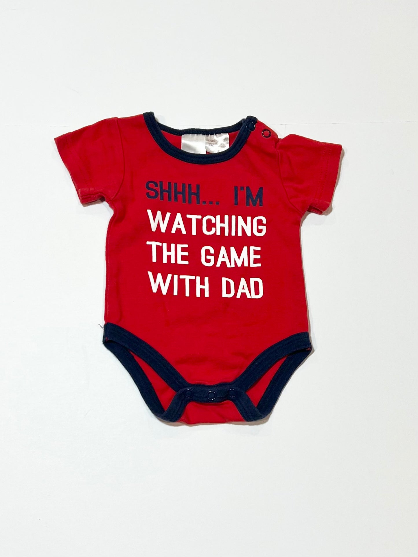 Watching the game bodysuit - Size 000