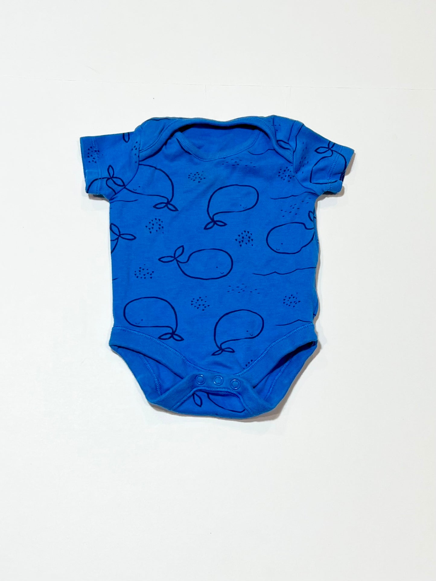 Blue whales bodysuit - Size 000