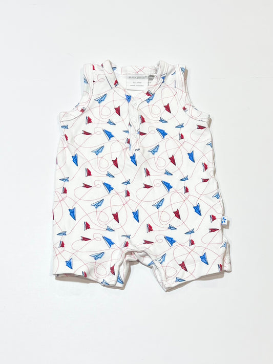 Paper planes romper - Size 000