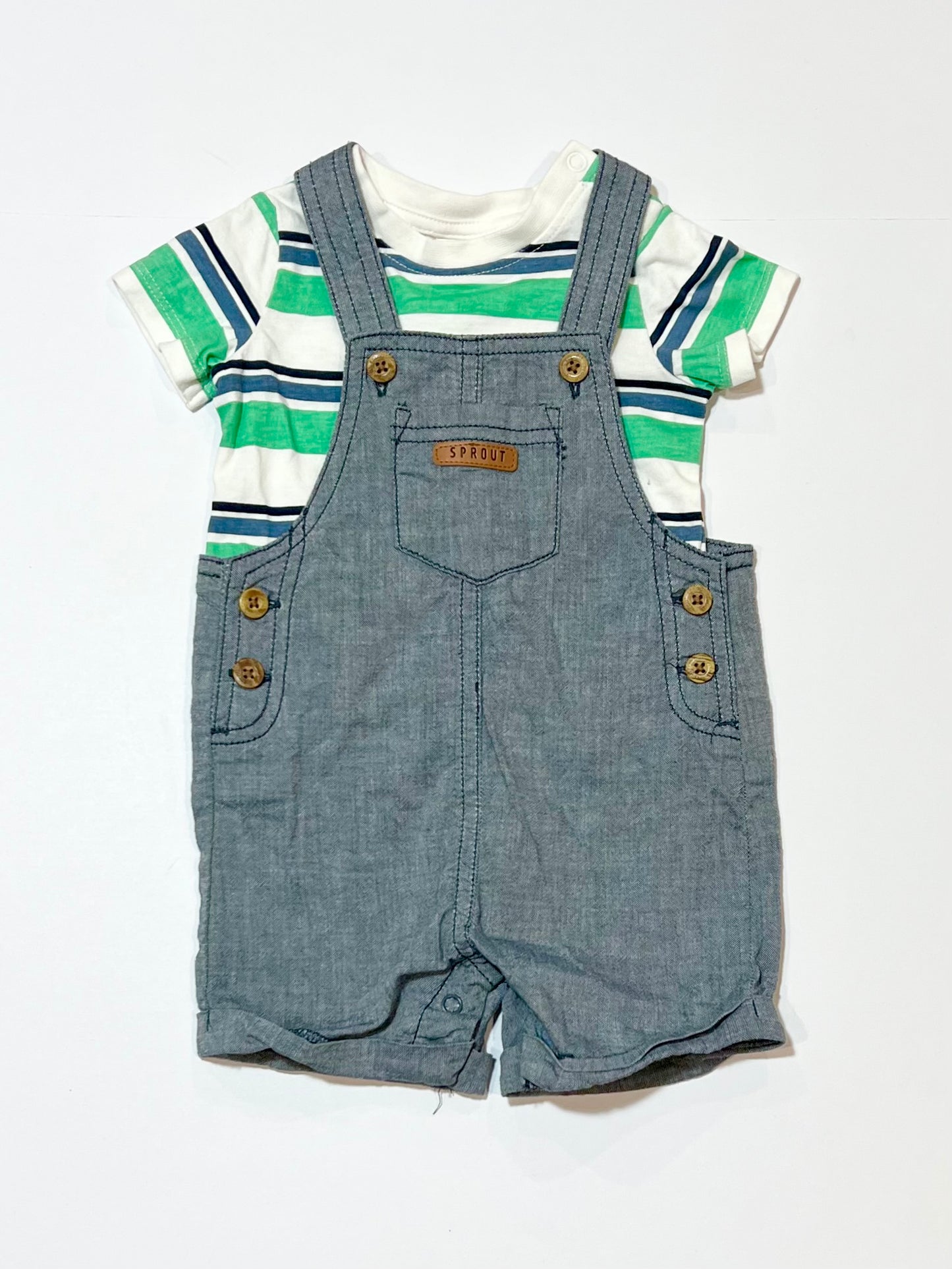 Grey overall set - Size 000