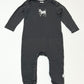 Grey zebra onesie - Size 1