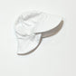 White flap hat - Size 0-3 months
