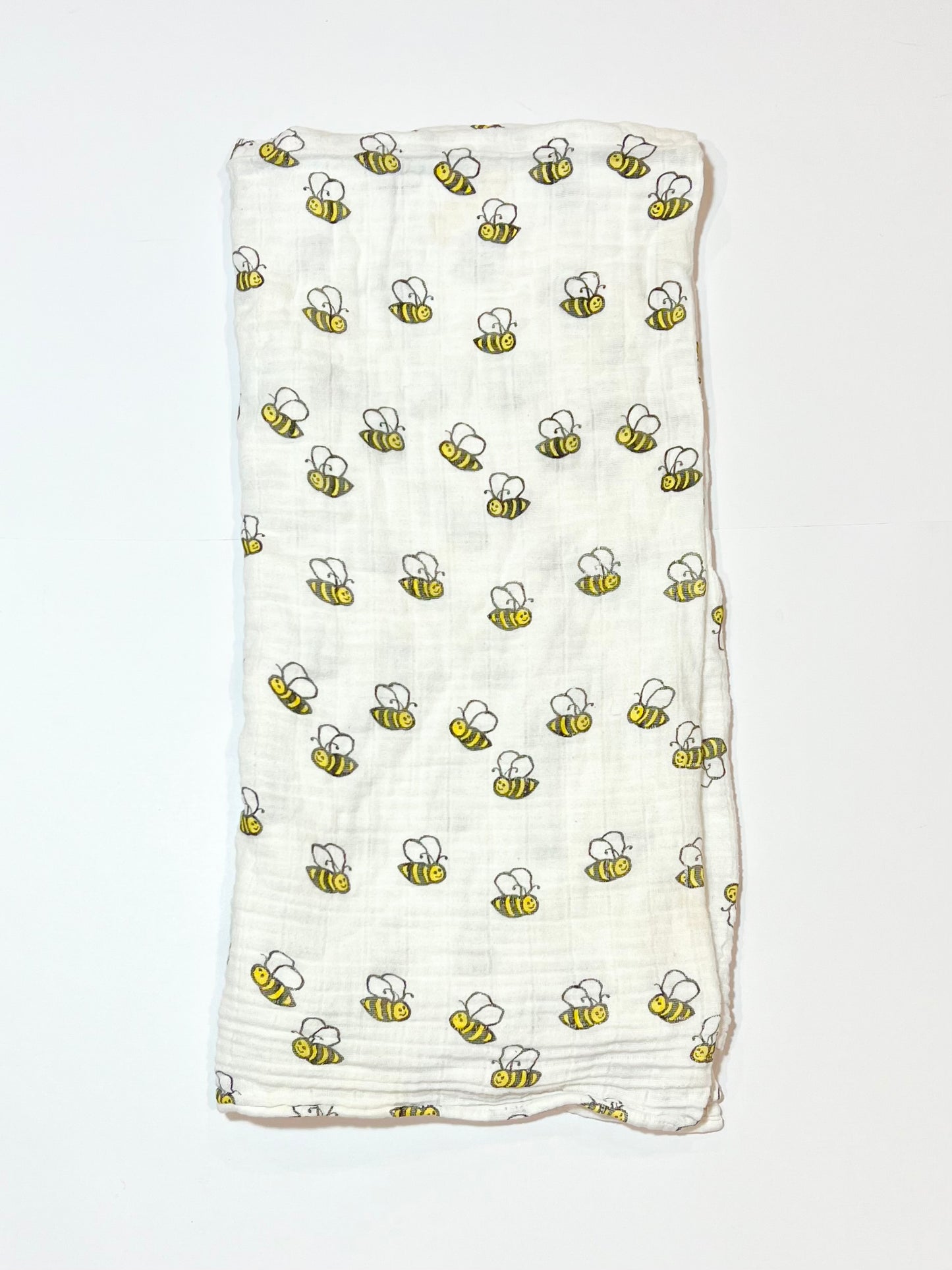 Buzzy bees muslin wrap