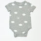 Grey clouds bodysuit - Size 0