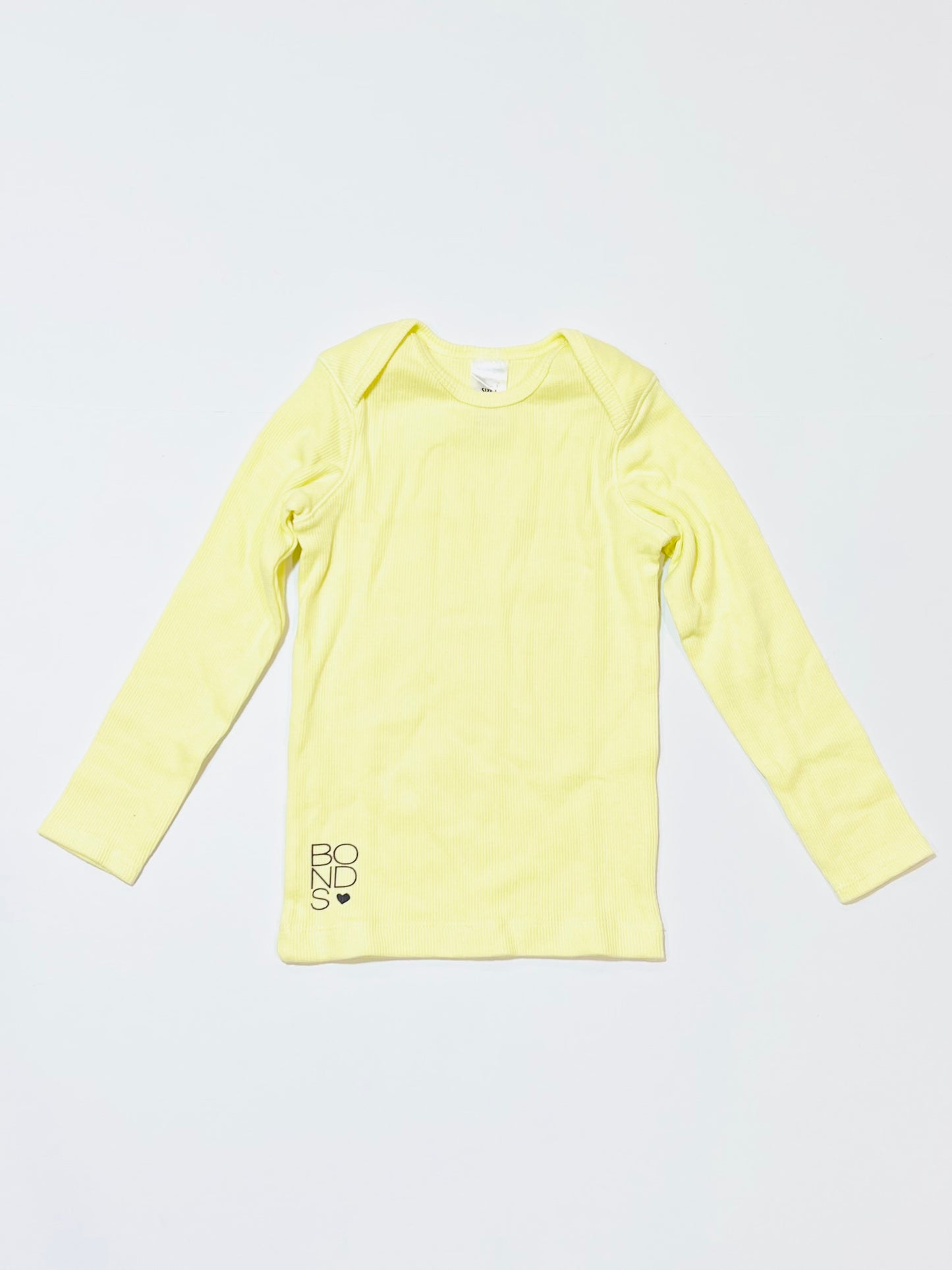 Yellow ribbed top - Size 1