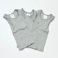 3 x ribbed singlet set - Size 0000
