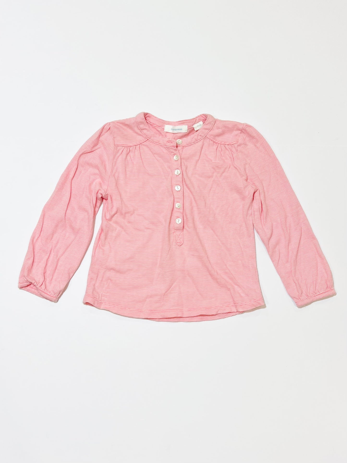 Striped button top - Size 1