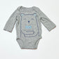 Grey bear bodysuit - Size 0000