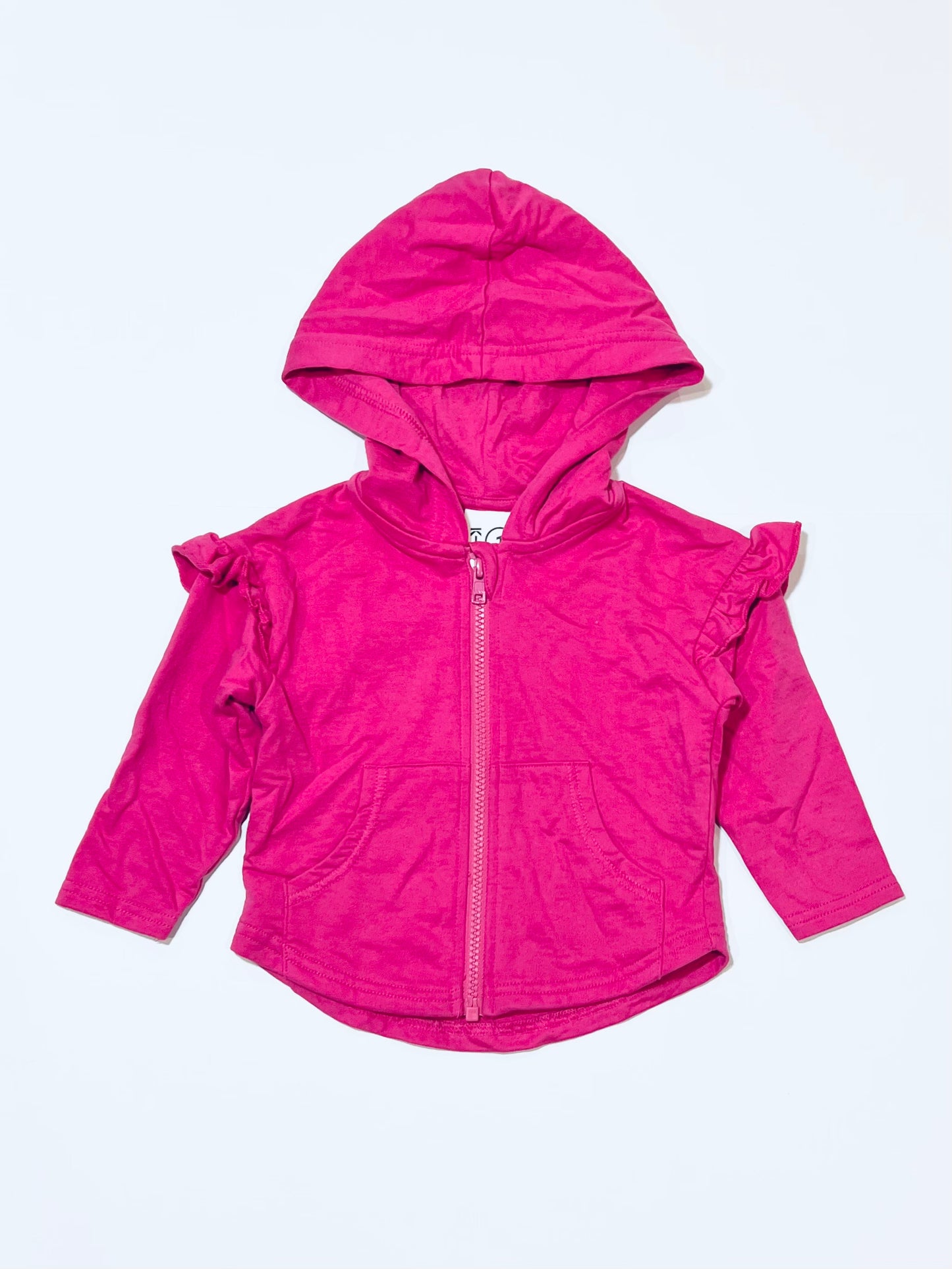 Pink zip hoodie - Size 1