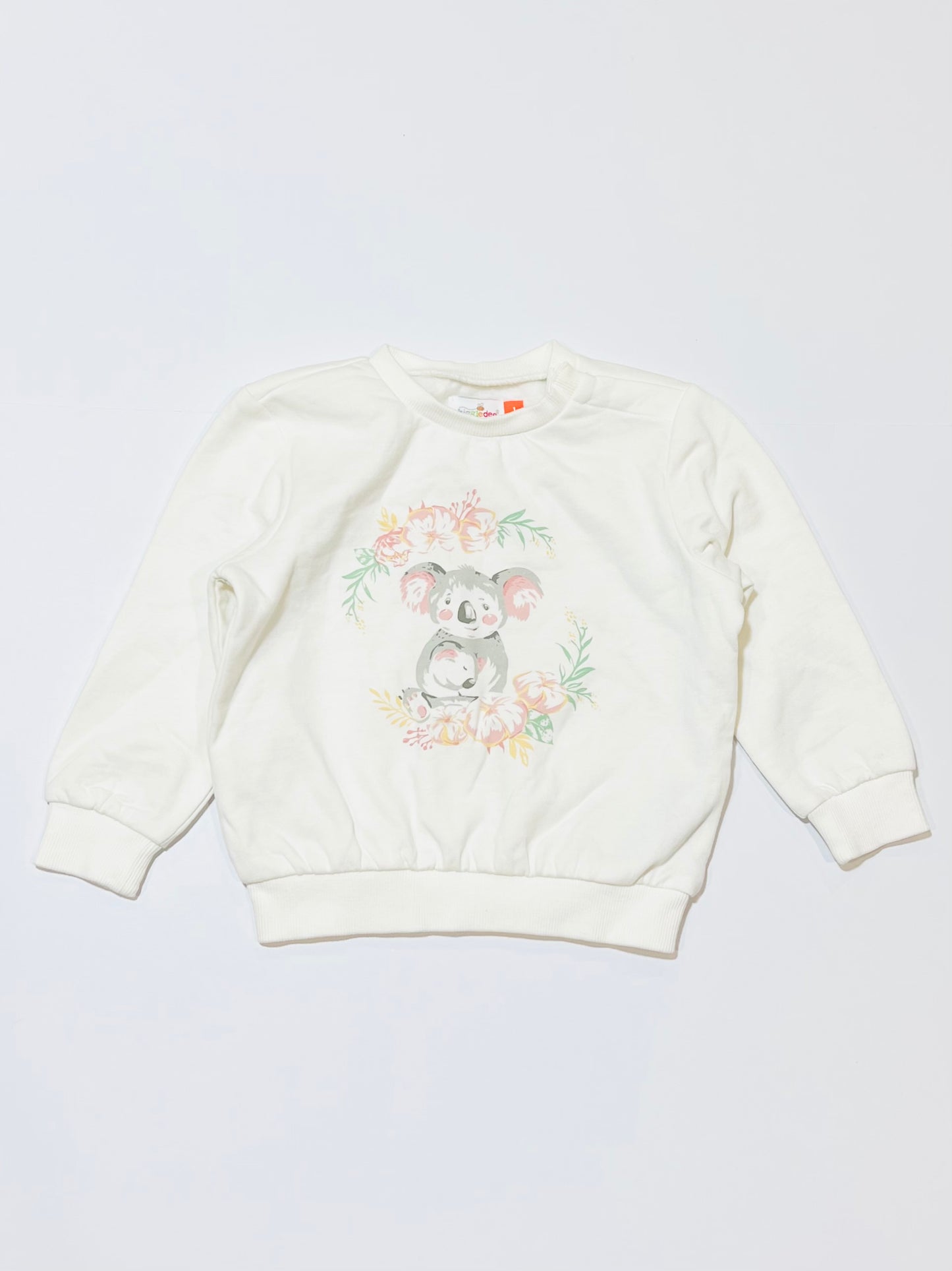 White koala sweater - Size 1