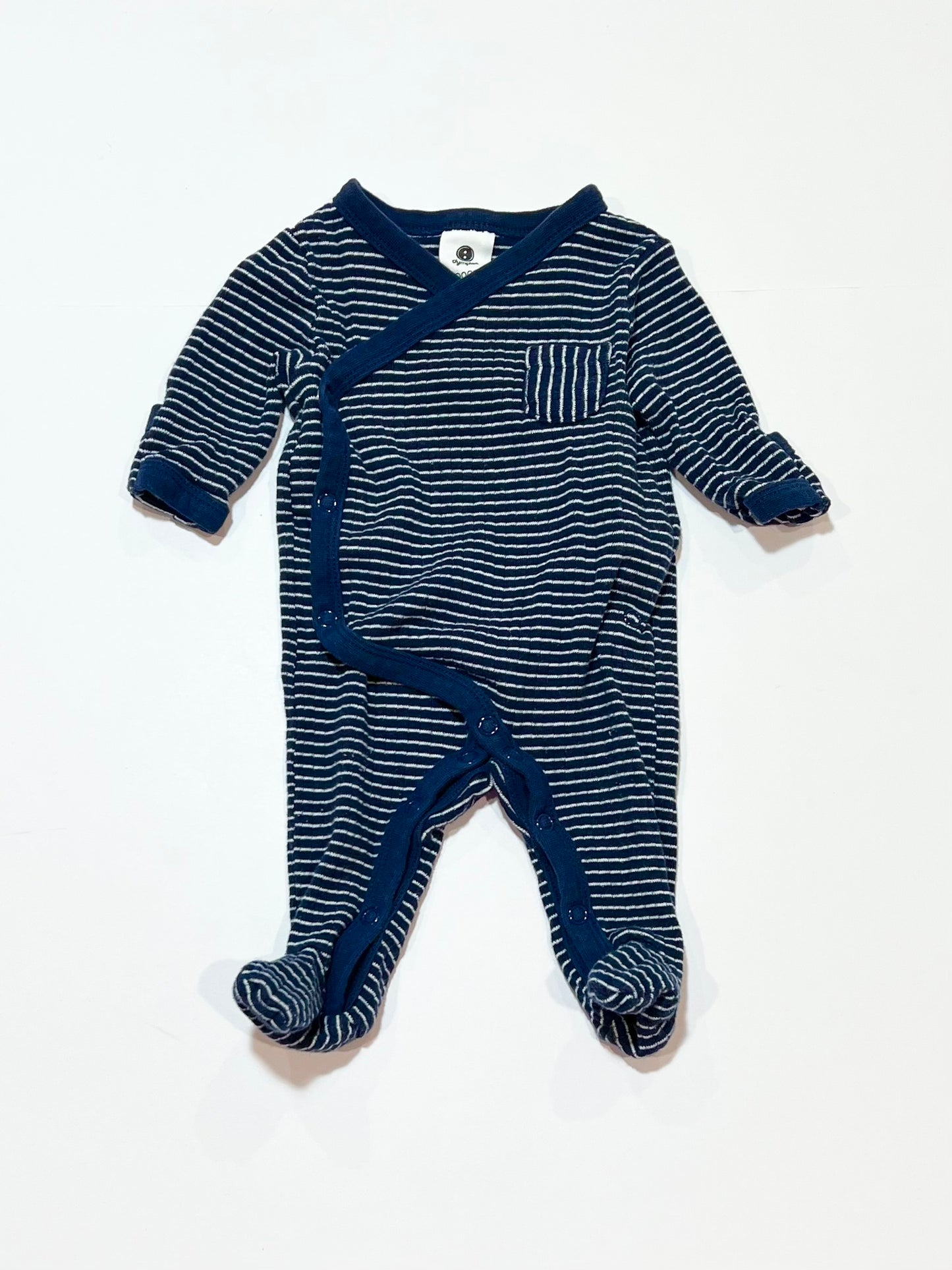 Striped ribbed onesie - Size 0000