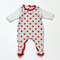 Red apple onesie - Size 0000