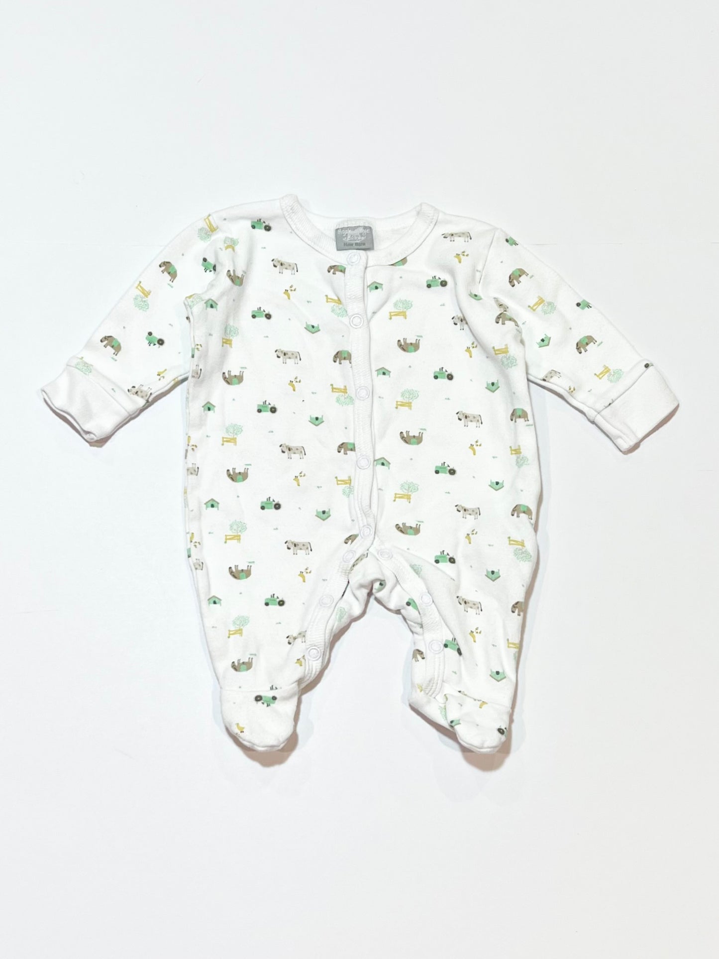 Farm animals onesie - Size 0000