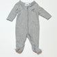 Grey zip onesie - Size 0000