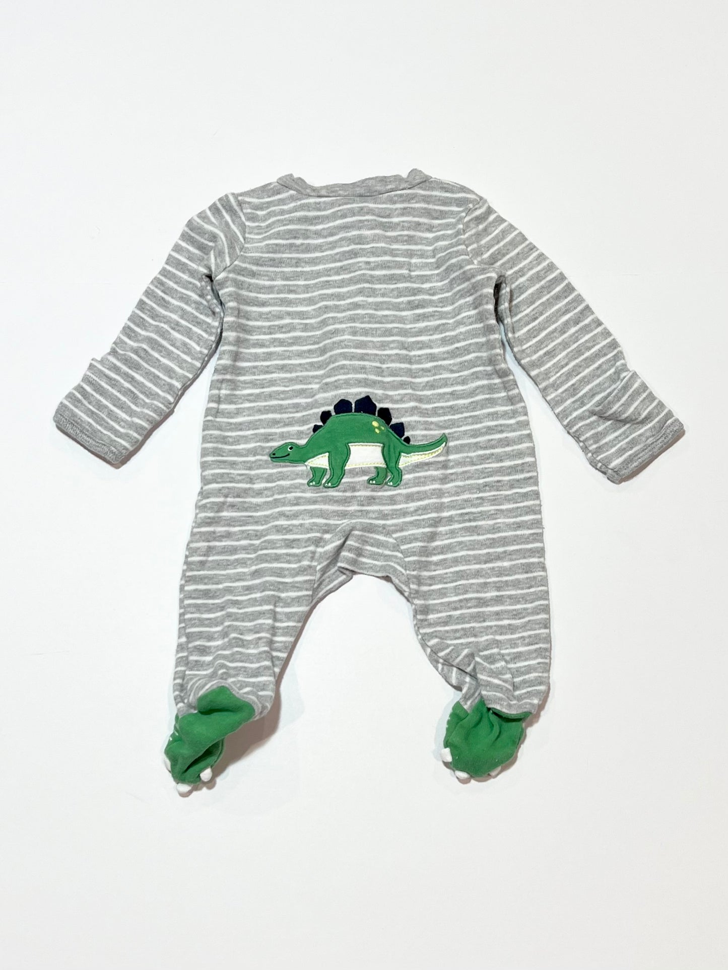 Dinosaur zip onesie - Size 0000