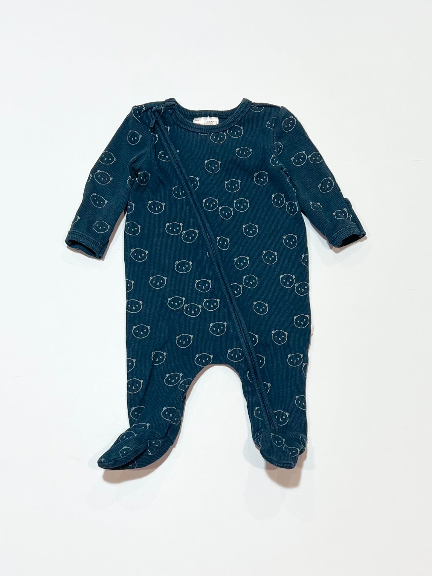 Ribbed zip onesie - Size 0000