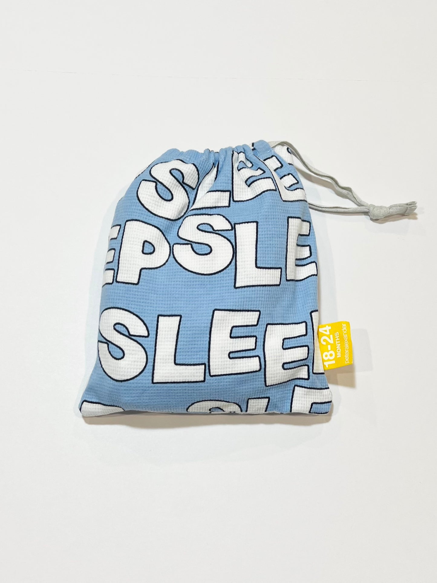 Blue waffle pyjamas brand new - Size 2