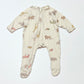 Animals zip onesie - Size 0000