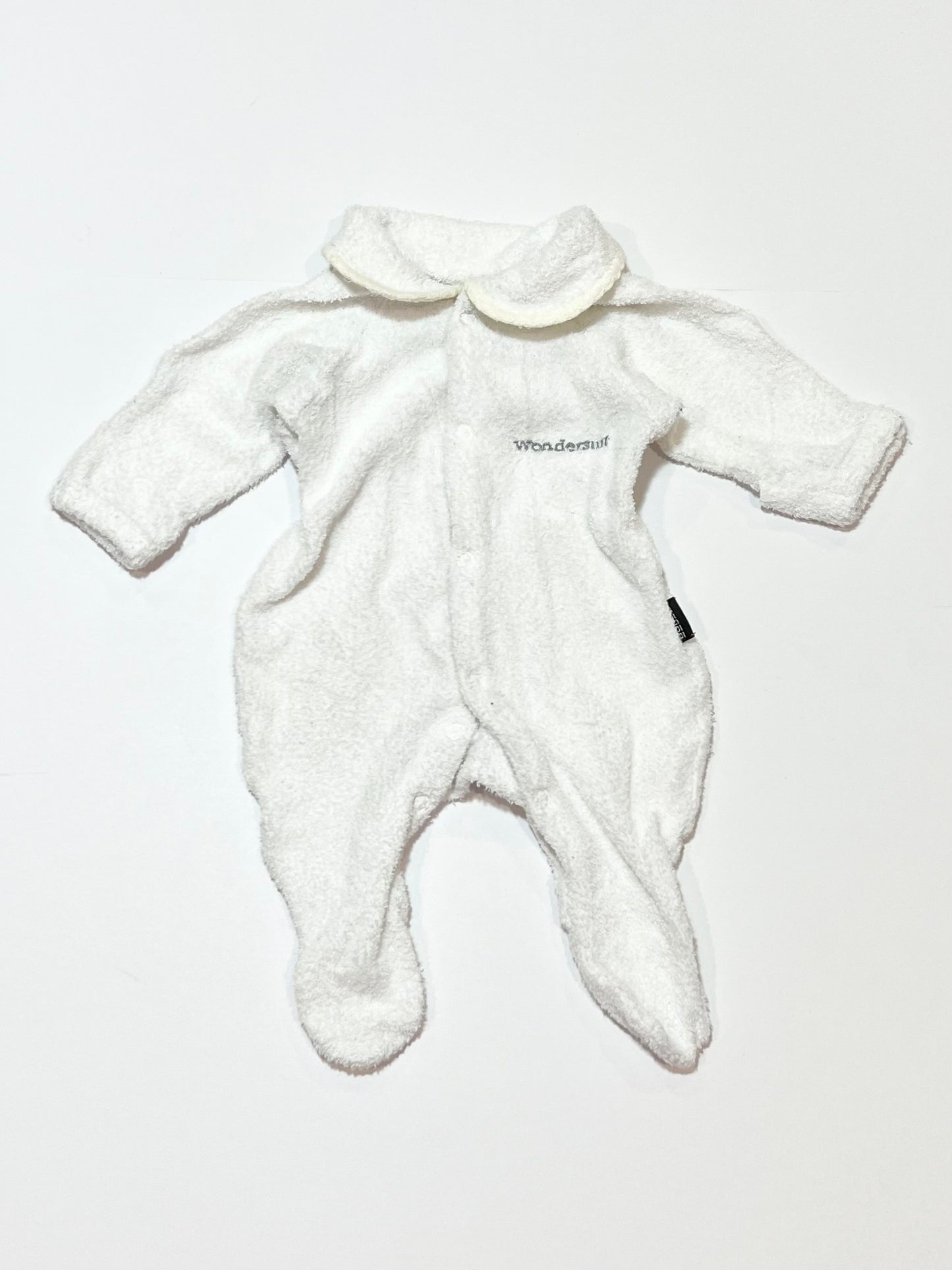 White terry Wondersuit - Size 0000