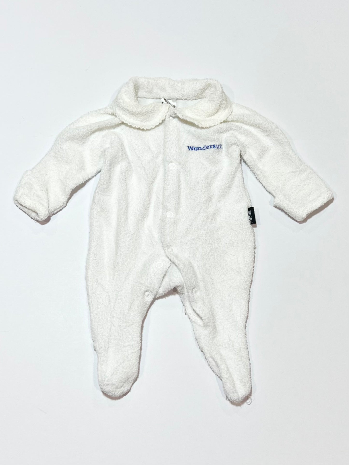 White terry Wondersuit - Size 0000