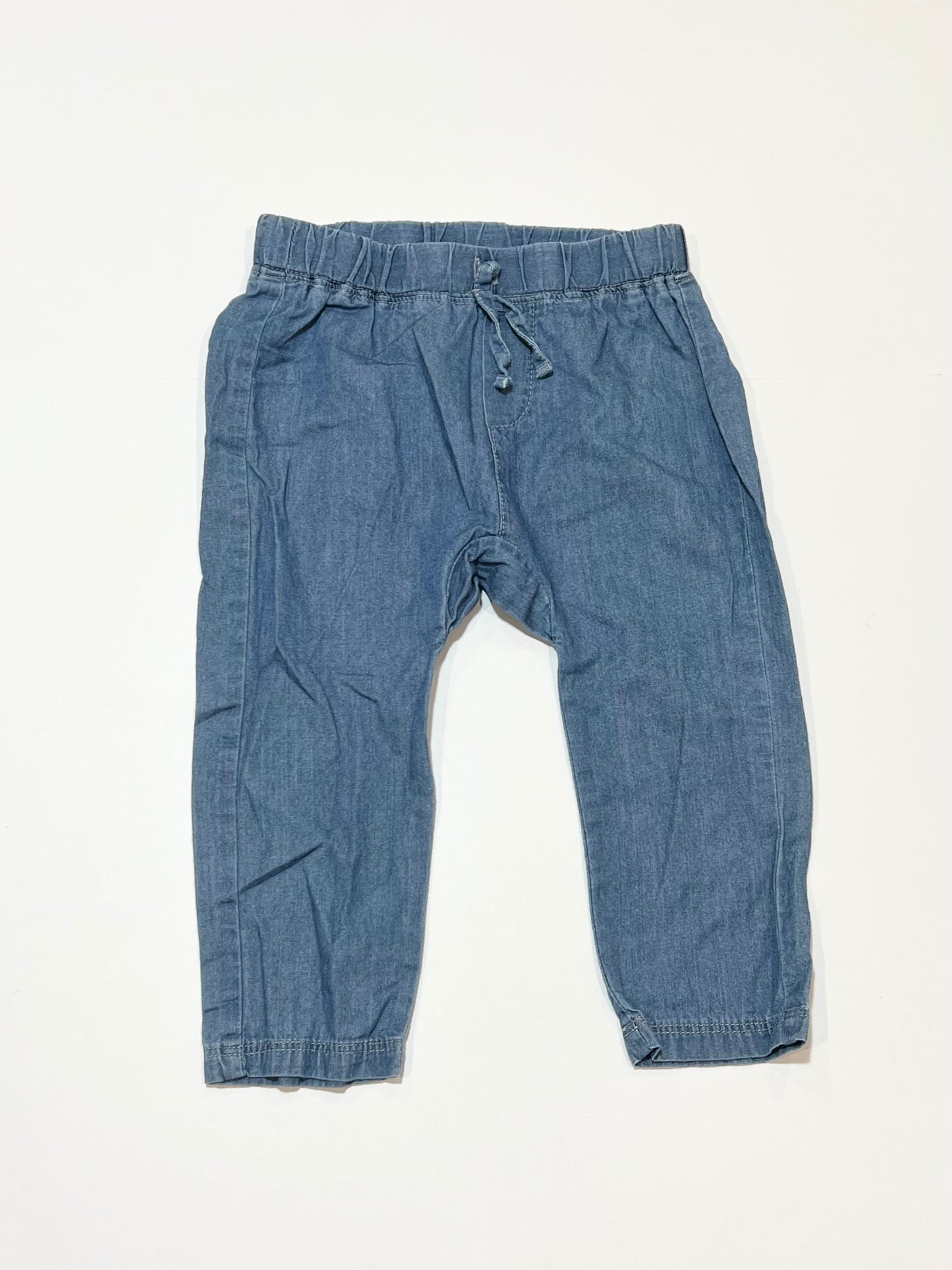 Blue chambray pants - Size 2