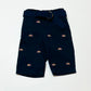 Navy embroidered pants - Size 000