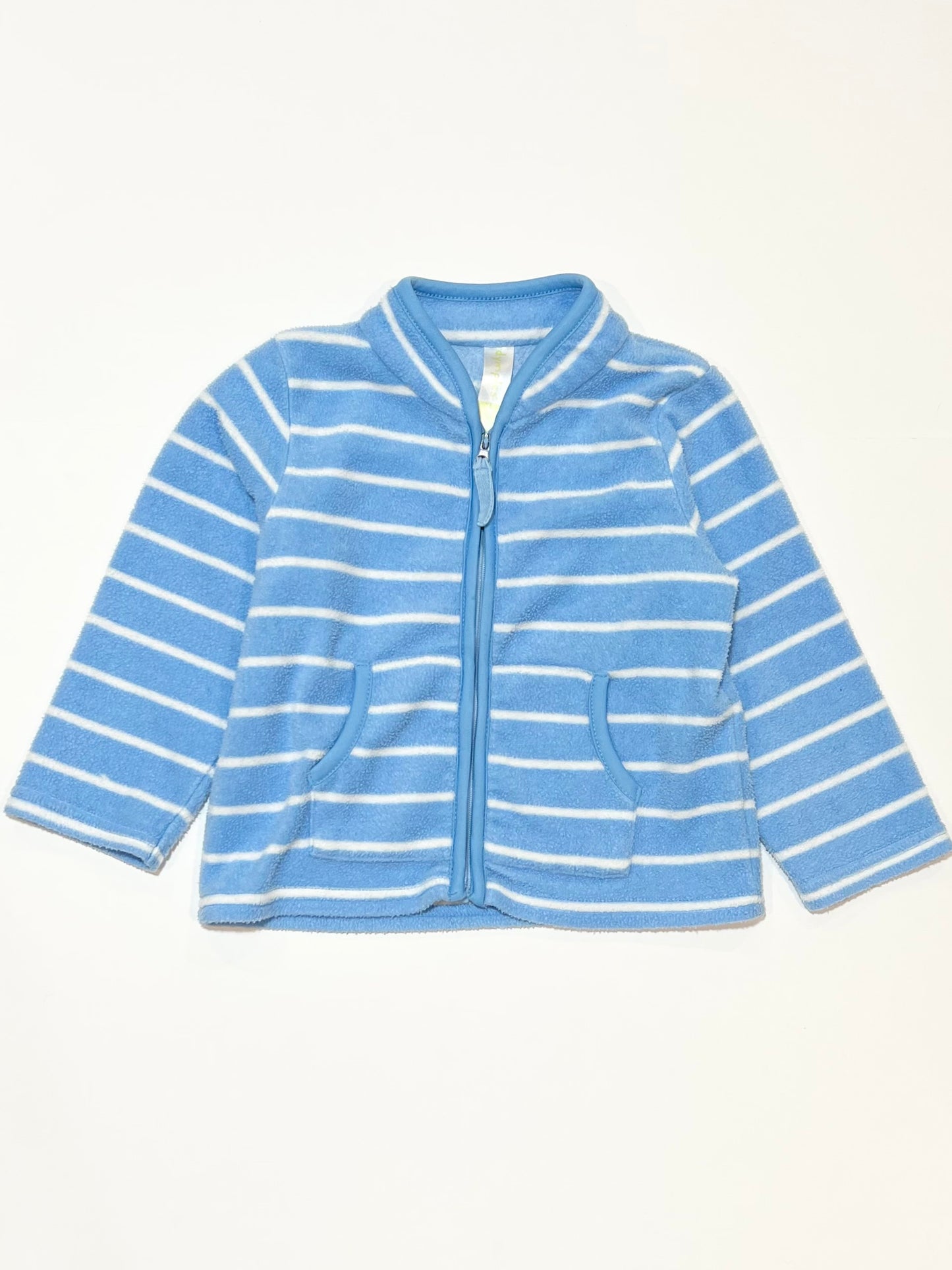 Striped fleece jumper - Size 2