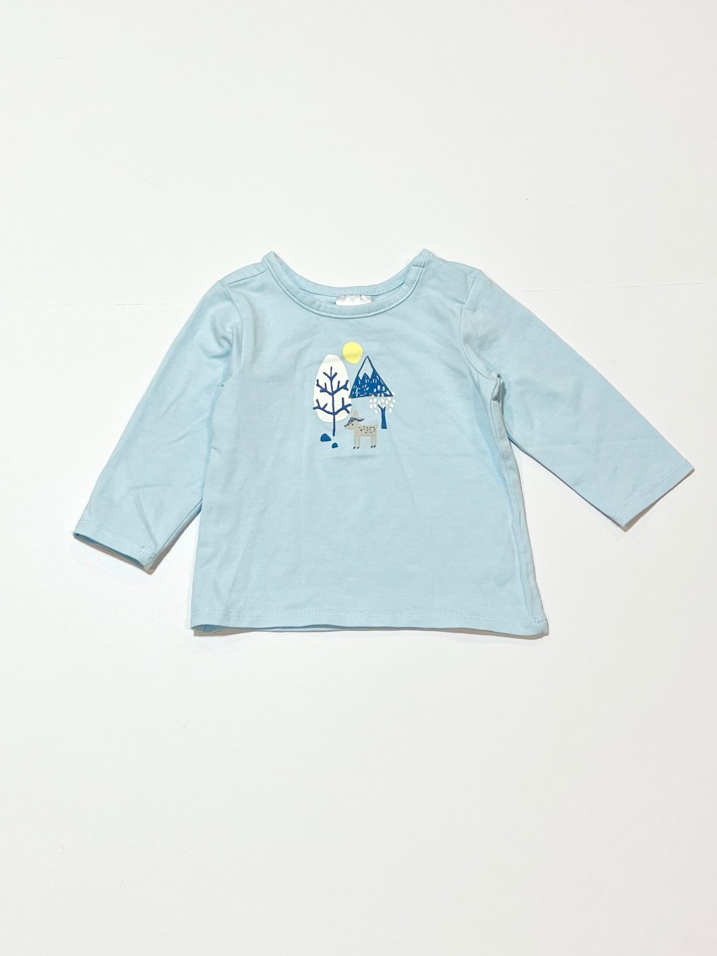 Blue deer top - Size 000