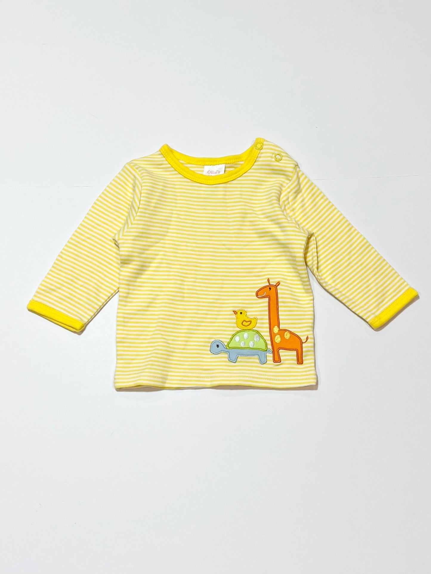Striped animals top - Size 000