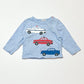 Blue vehicles top - Size 000