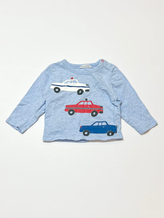 Blue vehicles top - Size 000