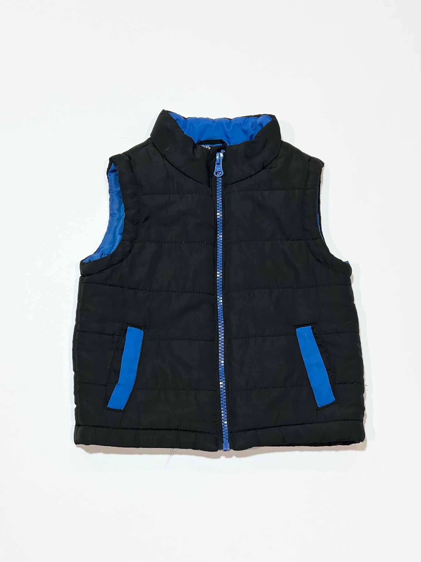 Black puffer vest - Size 2