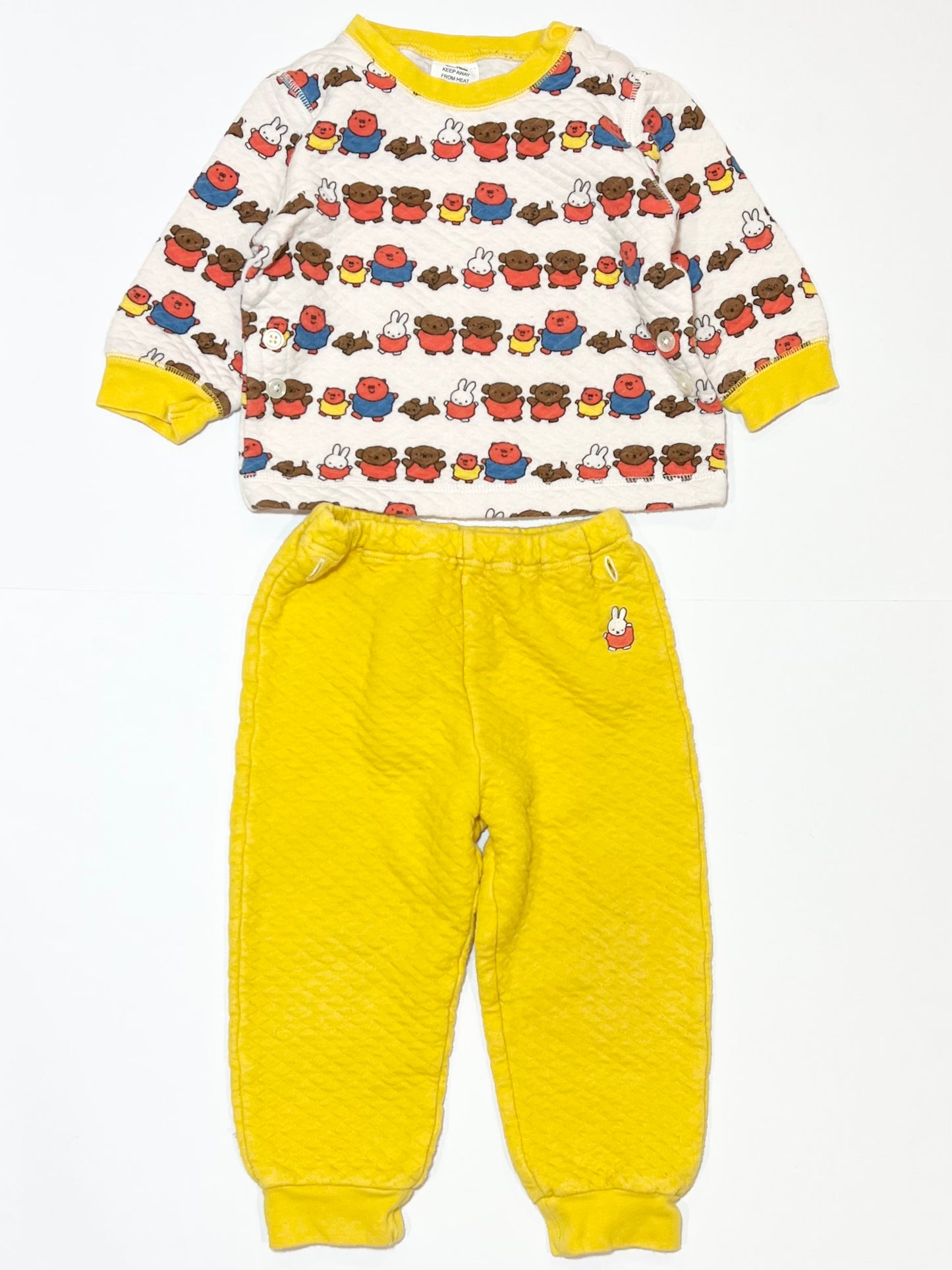 Miffy quilted pyjamas - Size 2