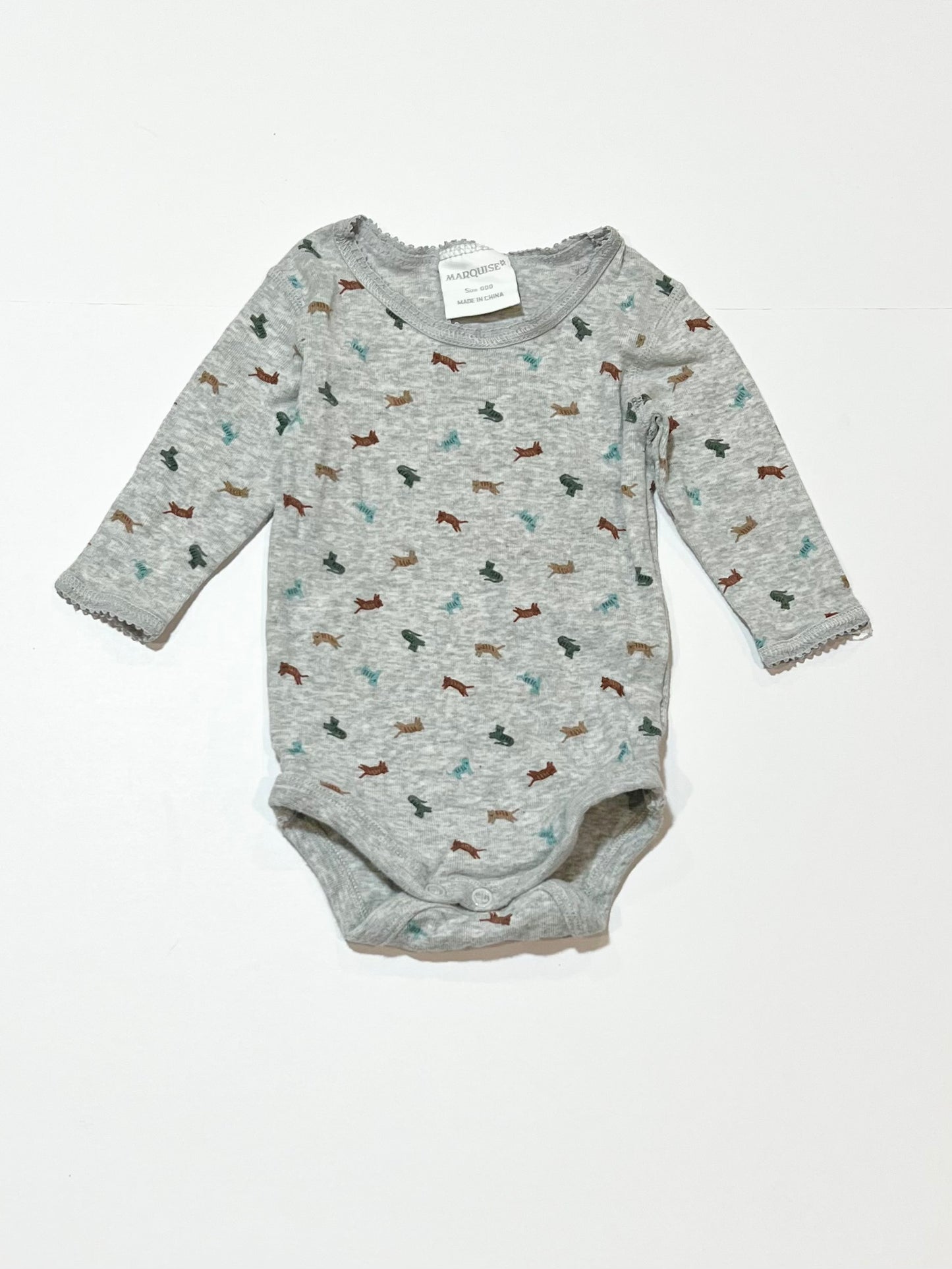 Grey tigers bodysuit - Size 000