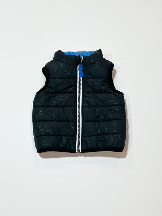 Black puffer vest - Size 000