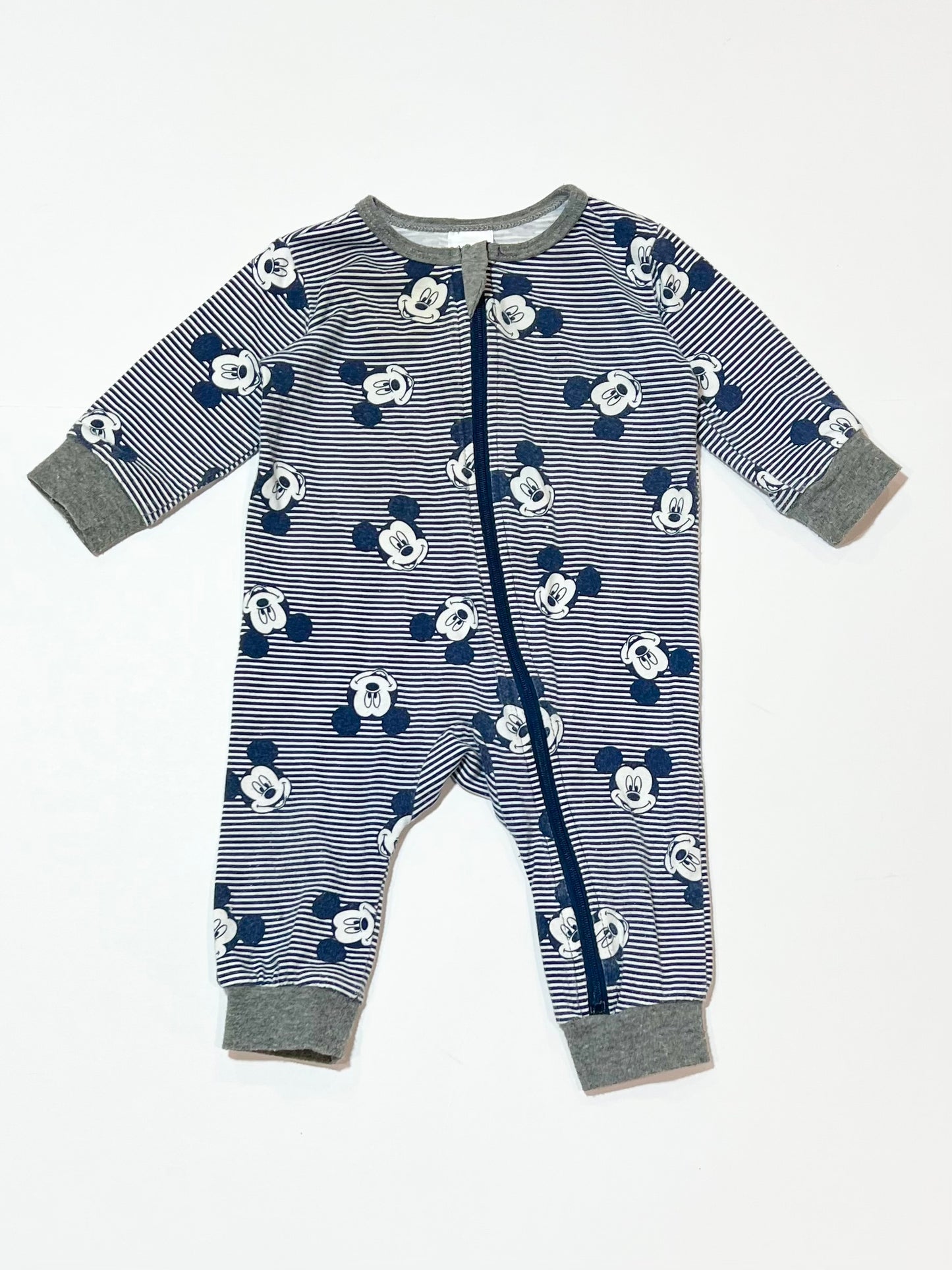 Mickey Mouse zip onesie - Size 000