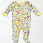 Winnie the Pooh zip onesie - Size 000