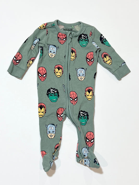 Heroes zip onesie - Size 0000