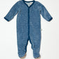 Velour striped onesie - Size 000