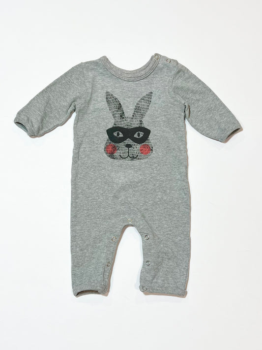 Grey bunny onesie - Size 000