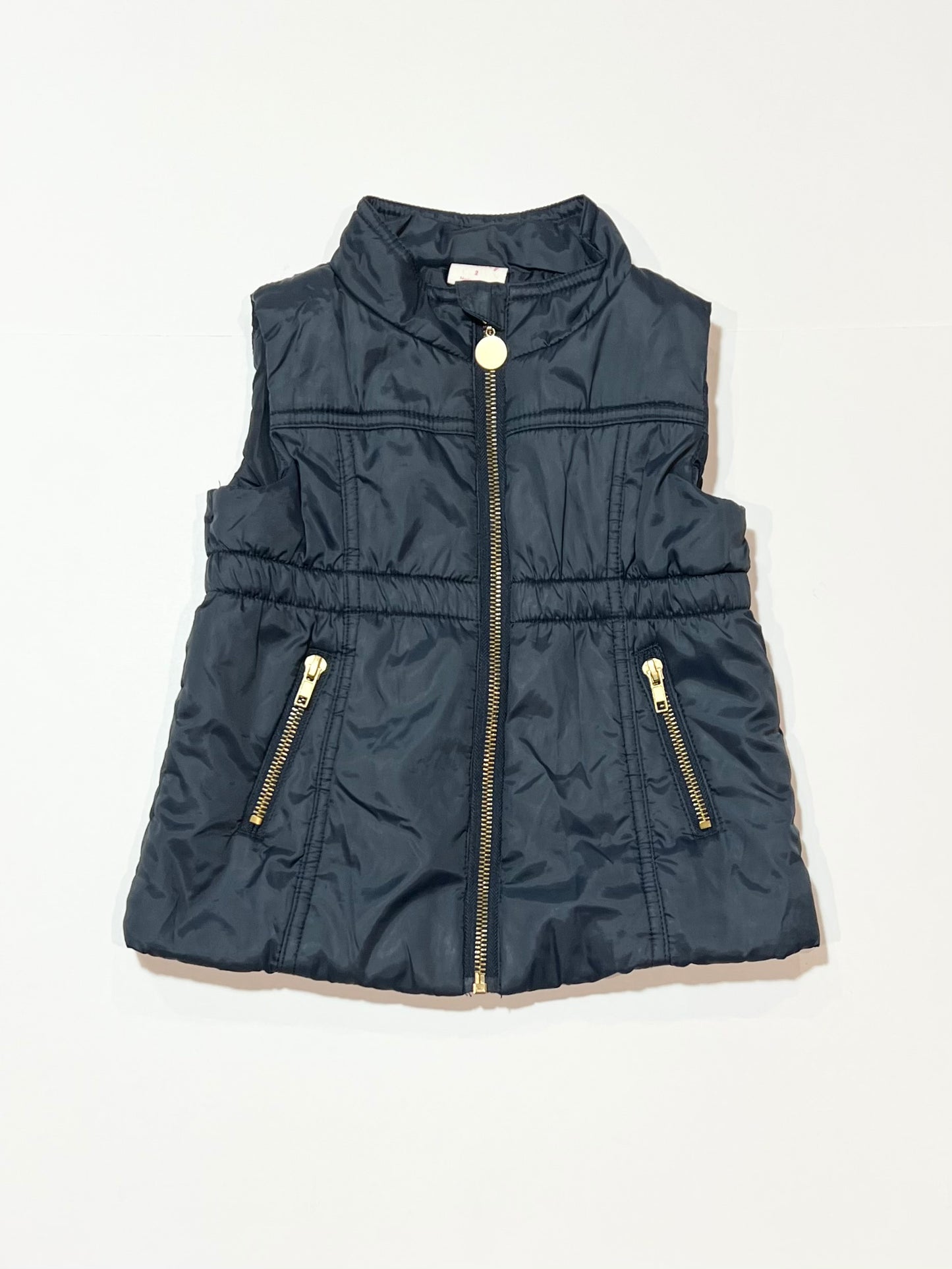 Navy puffer vest - Size 2