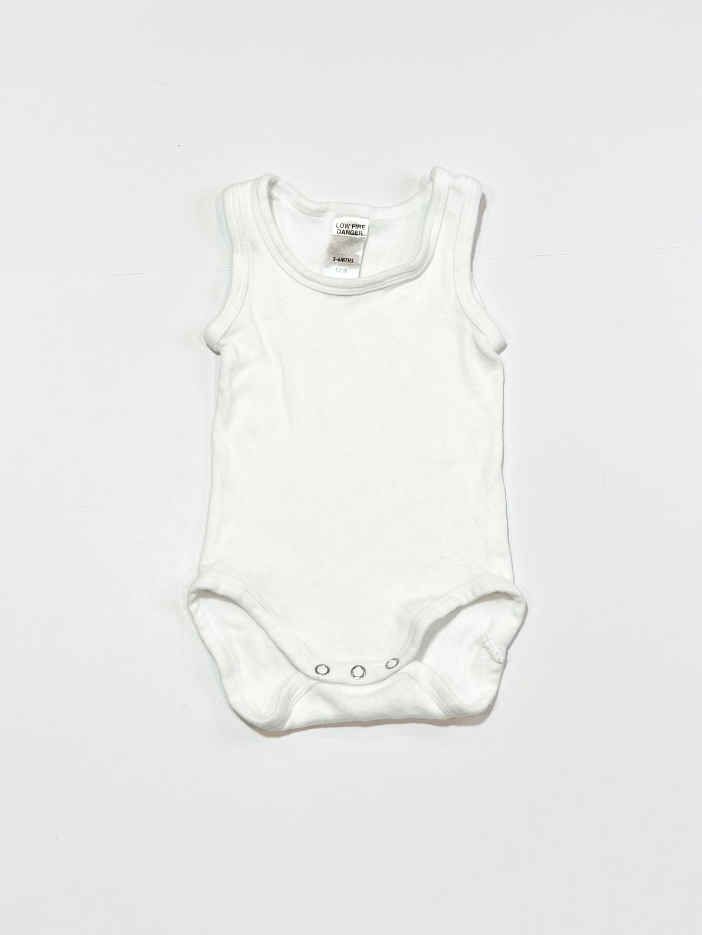 White ribbed bodysuit - Size 00