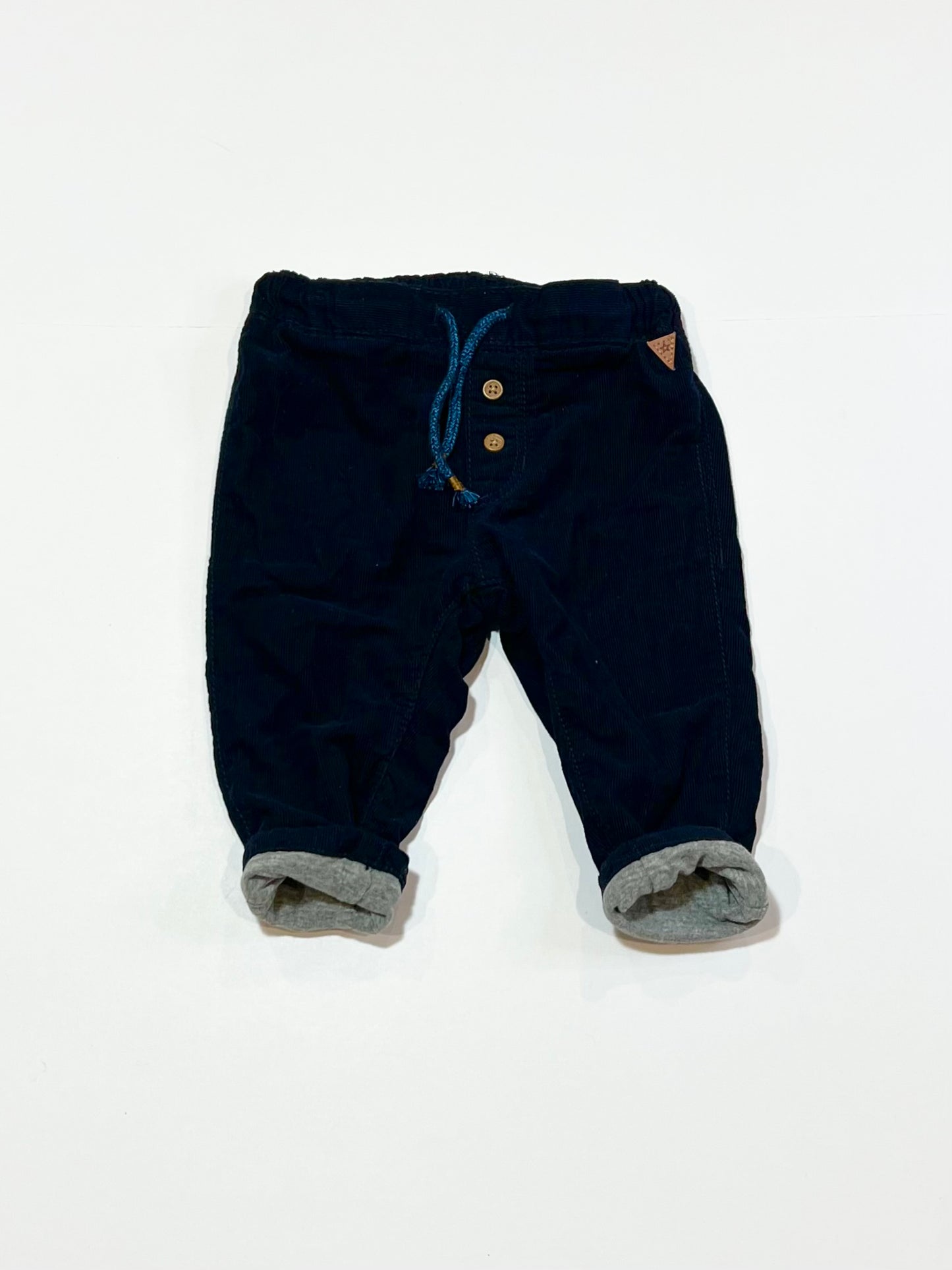 Navy corduroy pants - Size 00