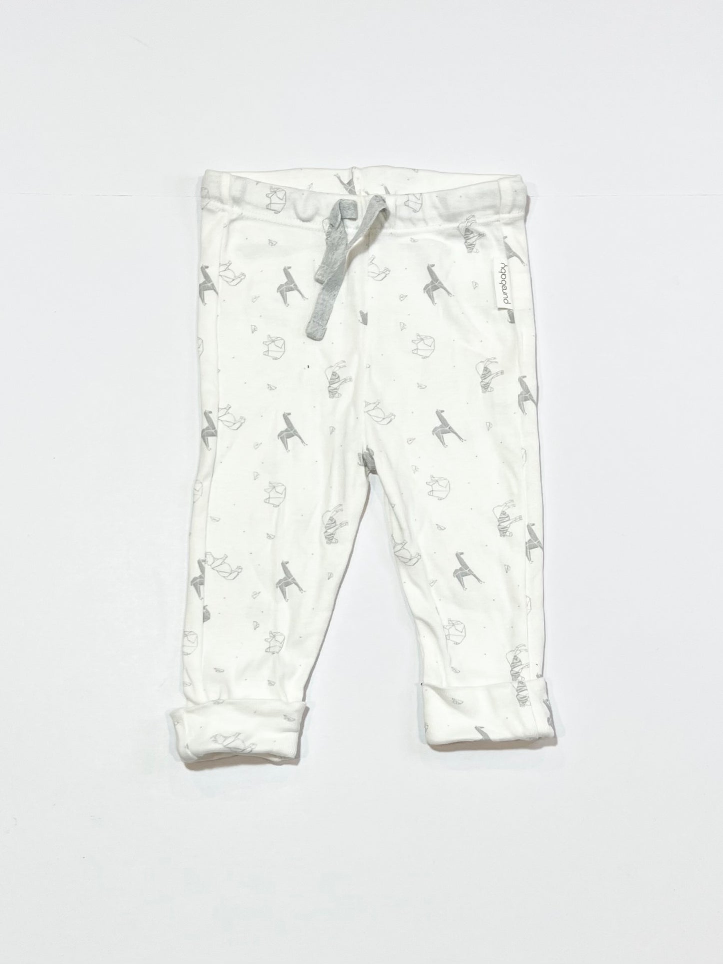 White ribbed pants - Size 00