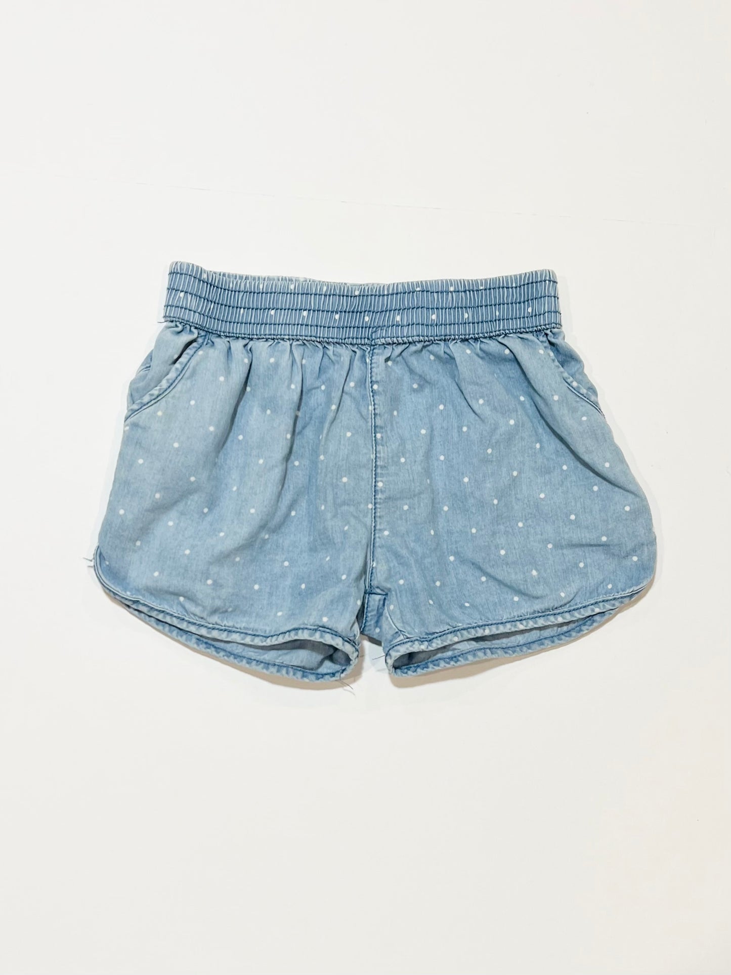 Spotty chambray shorts - Size 3