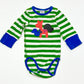 Striped ribbed bodysuit - Size 2-4 months