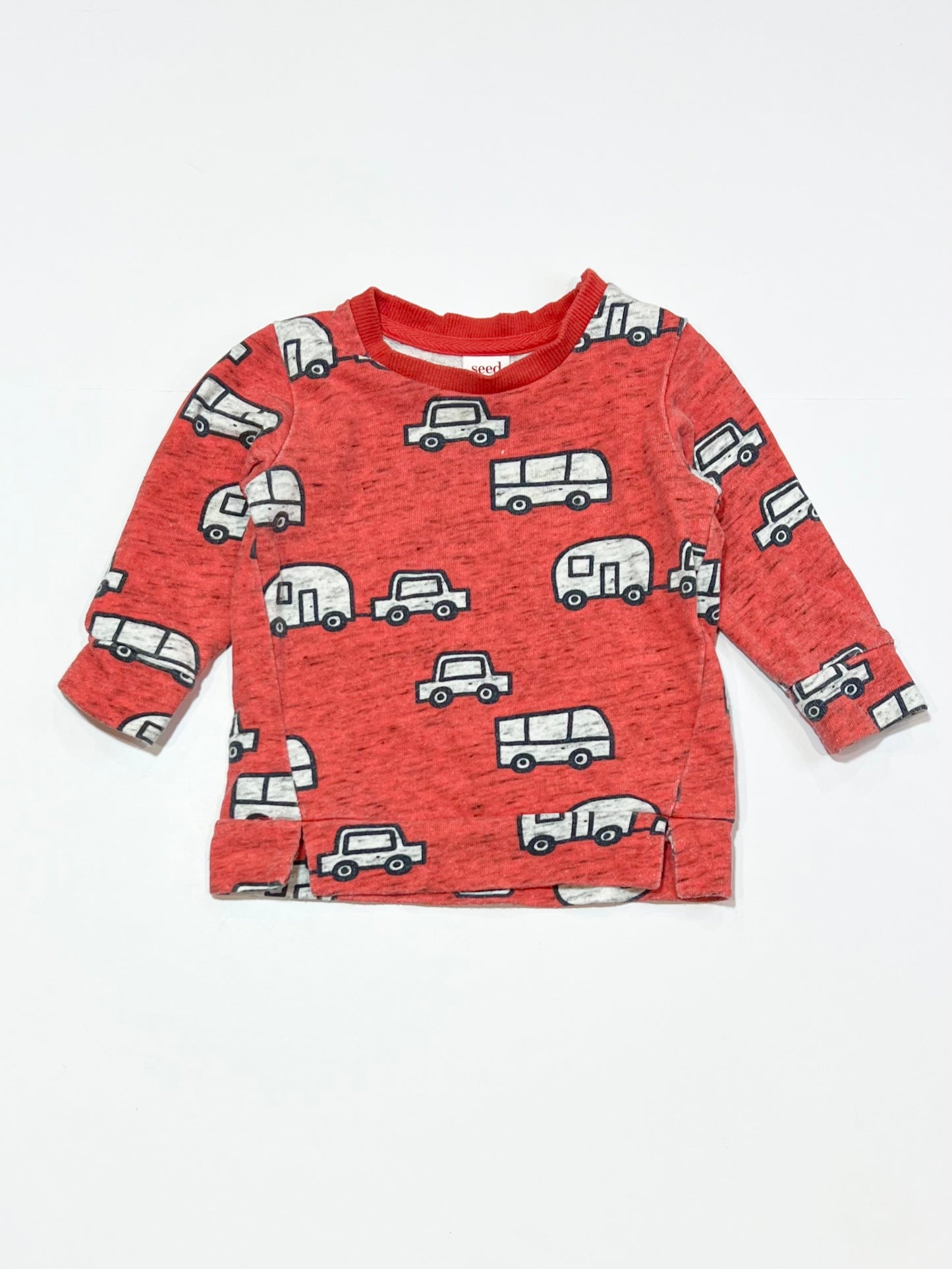 Red cars sweater - Size 00