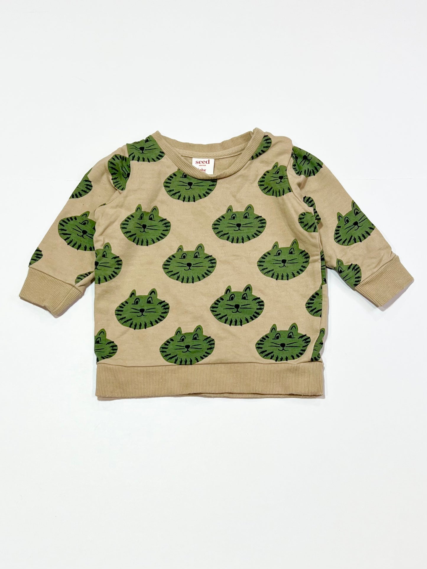 Brown lions sweater - Size 00